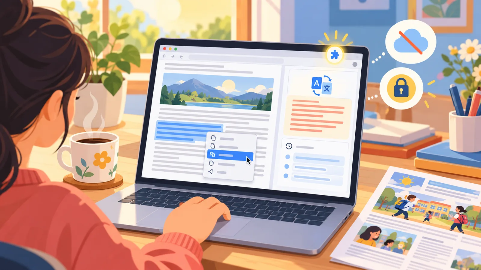 Tự làm tiện ích Chrome dịch tiếng Anh sang tiếng Việt ngay trên máy, không cần API key (vibe coding)