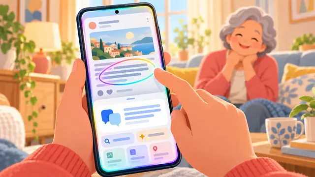 Khoanh tròn để tìm (Circle to Search): dịch và hỏi bất cứ thứ gì trên màn hình điện thoại Android