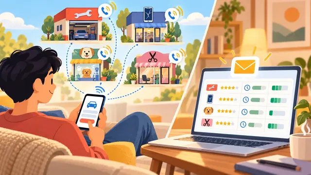 Nhờ Google gọi điện hỏi giá và lịch trống của các tiệm giùm bạn (Have AI check pricing)