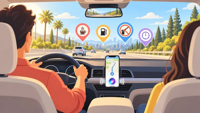 Hỏi Gemini bằng giọng nói trong Google Maps khi đang lái xe: tìm chỗ dọc đường, hỏi giờ tới, tránh trạm thu phí