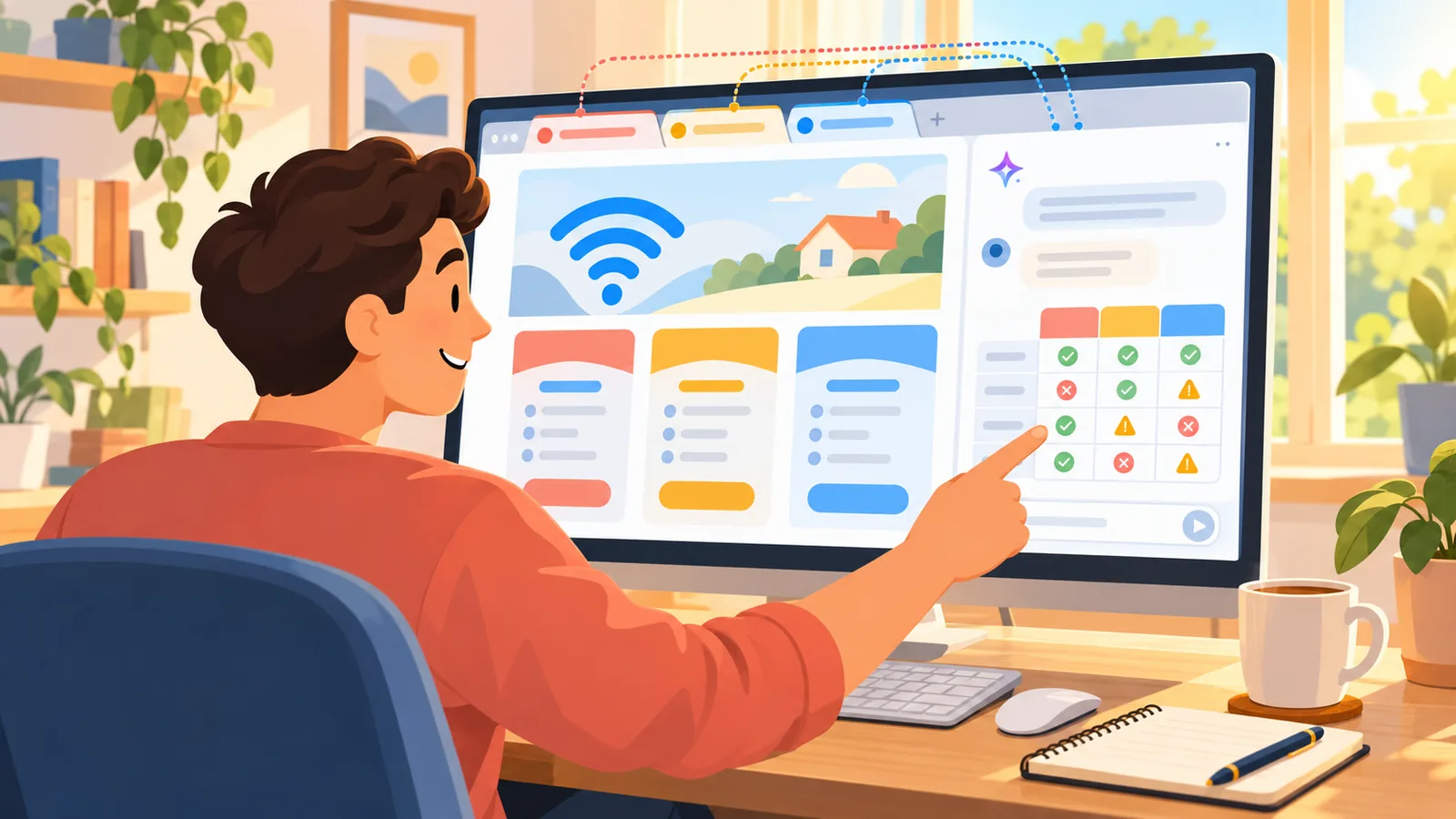 Hỏi Gemini ngay trong Chrome về trang web đang mở: tóm tắt, giải thích bằng tiếng Việt, so sánh nhiều tab cùng lúc